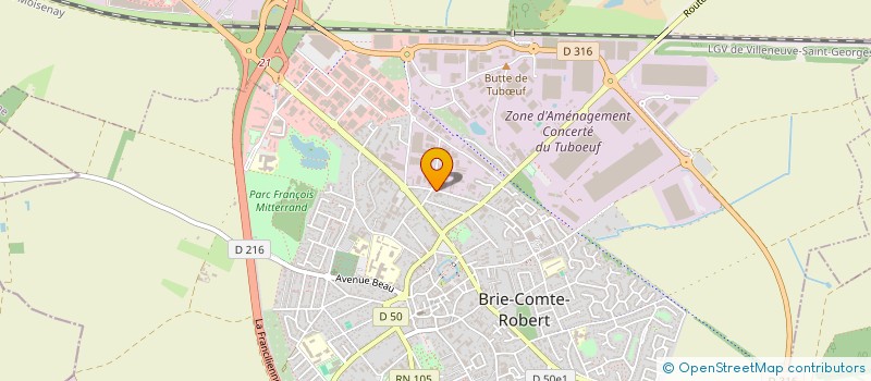 localisation de l'entreprise SPA LA BULLE DOS à BRIE-COMTE-ROBERT