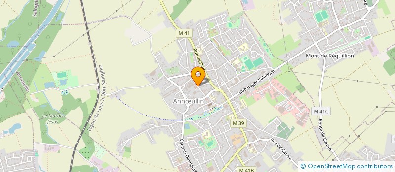 localisation de l'entreprise SPA LE MAJESTUEUX  ANNULLIN