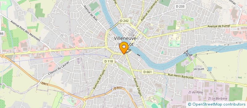 localisation de l'entreprise SPA MINCEUR ET BEAUTE à VILLENEUVE-SUR-LOT