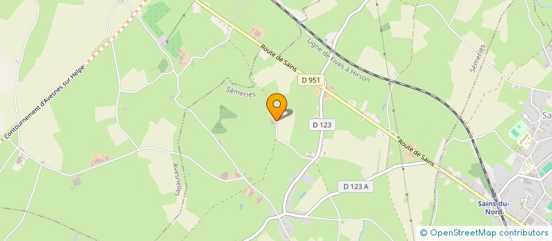 localisation de l'entreprise SPA NATURE ET SENS  SEMERIES