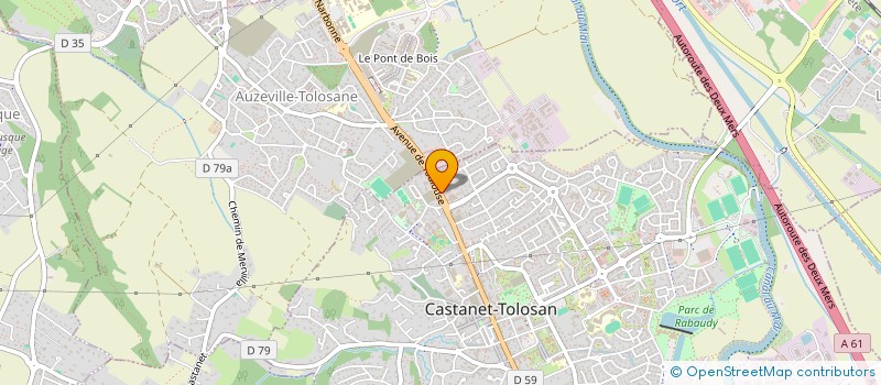 localisation de l'entreprise SPA PLENITUDE à CASTANET-TOLOSAN