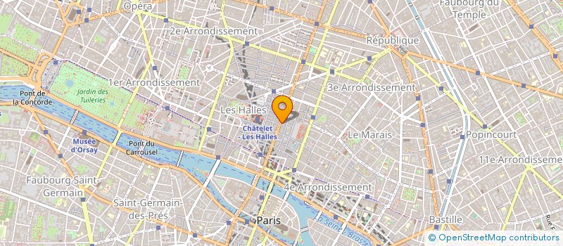 localisation de l'entreprise SPA QUINCAMP  PARIS