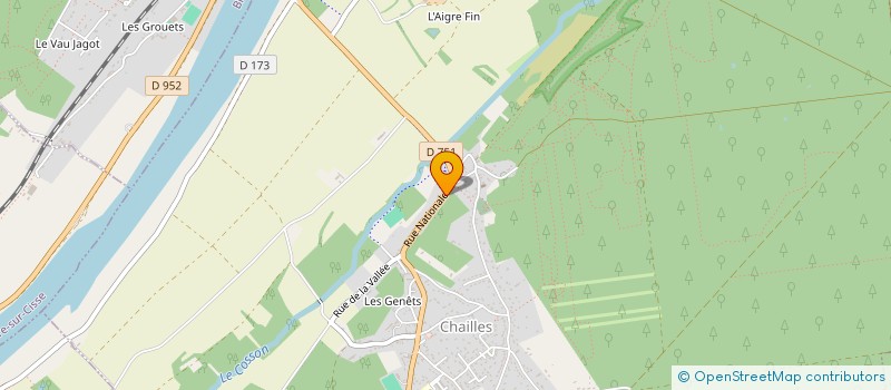 localisation de l'entreprise SPA SYBA à CELLETTES