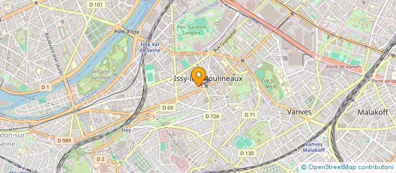 localisation de l'entreprise SPA ZEN'SENS à ISSY-LES-MOULINEAUX