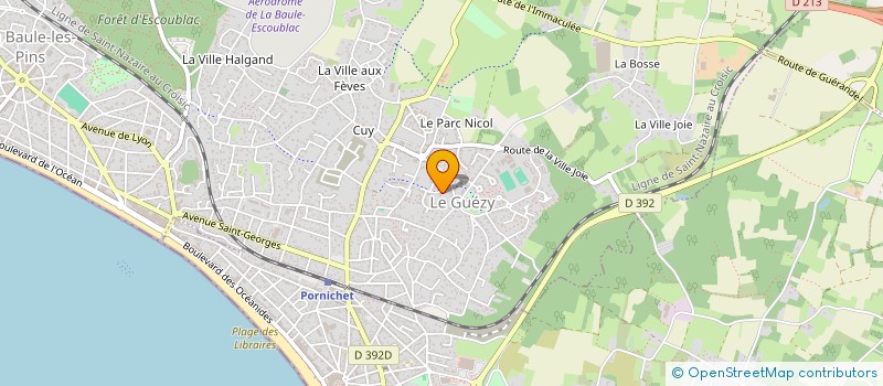 localisation de l'entreprise SPAARPLE  LA BAULE-ESCOUBLAC