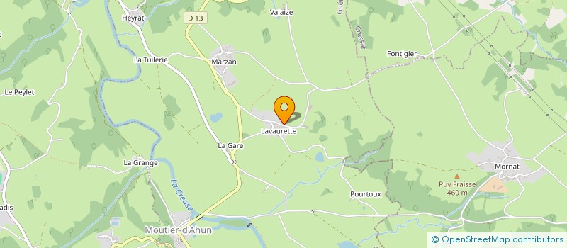 localisation de l'entreprise SPAC IMMO  MOUTIER-D AHUN