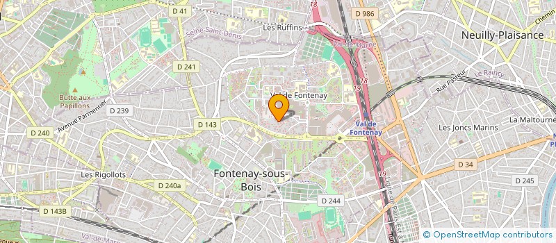 localisation de l'entreprise SPAC PANTHERES DE FONTENAY à FONTENAY-SOUS-BOIS