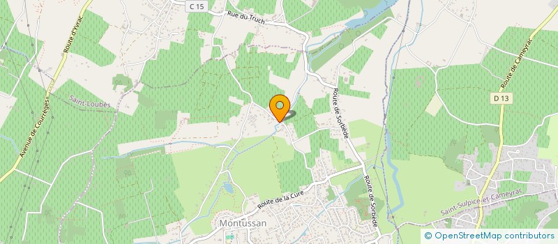 localisation de l'entreprise SPAC (SOCIETE DE PLOMBERIE ASSAINISSEMENT CHAUFFAGE DEPANNAGE)  MONTUSSAN