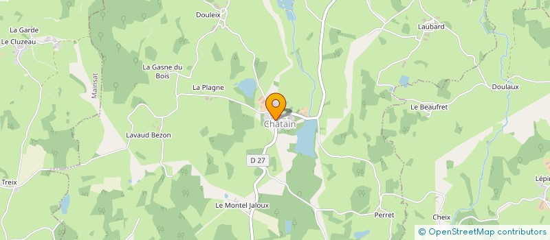 localisation de l'entreprise SPAC (SPORT ET PARTAGE, ADAPTES CREUSOIS)  ARFEUILLE-CHATAIN