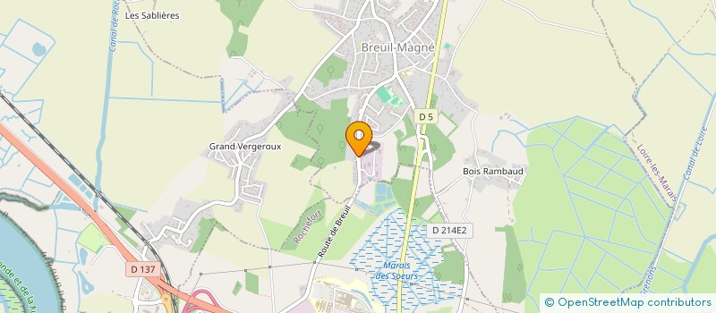 localisation de l'entreprise SPACE  BREUIL-MAGNE