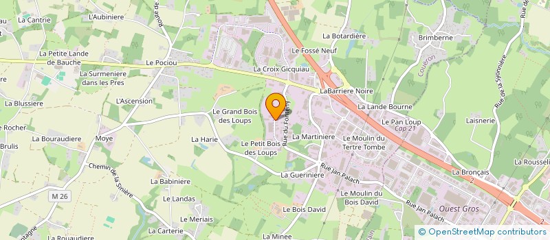 localisation de l'entreprise SPACE 3JV à COUERON