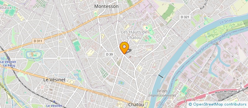 localisation de l'entreprise SPACE AND CO  CHATOU