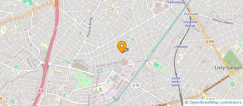 localisation de l'entreprise SPACE BAT DECO à AULNAY-SOUS-BOIS