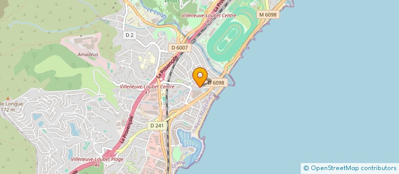 localisation de l'entreprise SPACE CAR à VILLENEUVE-LOUBET