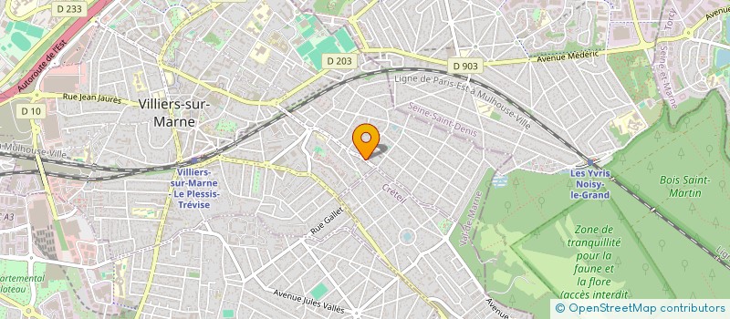 localisation de l'entreprise SPACE CRAPAUD  VILLIERS-SUR-MARNE