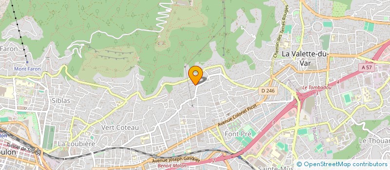 localisation de l'entreprise SPACE EVENTS  TOULON