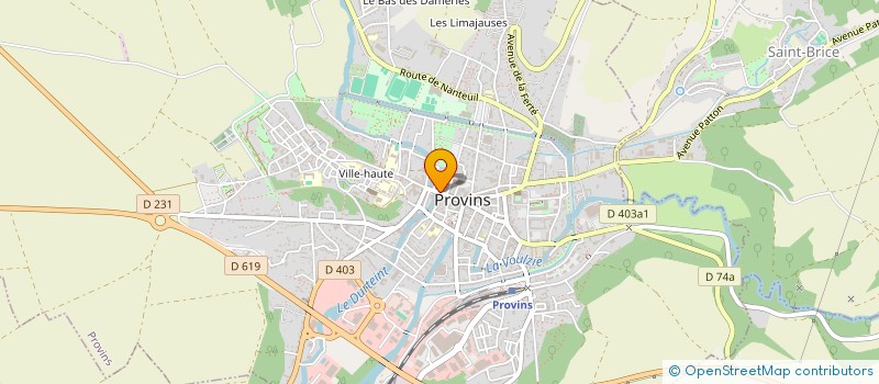 localisation de l'entreprise SPACE GROOVE  PROVINS