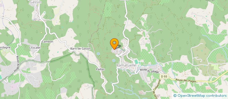 localisation de l'entreprise SPACE INTERNATIONAL  RAMATUELLE