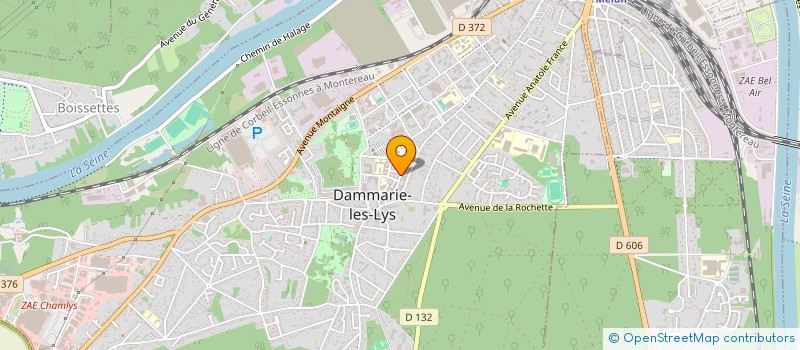 localisation de l'entreprise SPACE JAM à DAMMARIE-LES-LYS