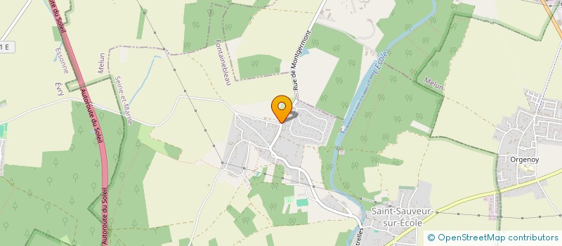 localisation de l'entreprise SPACE LIGHT AND SOUND  SAINT-SAUVEUR-SUR-ECOLE