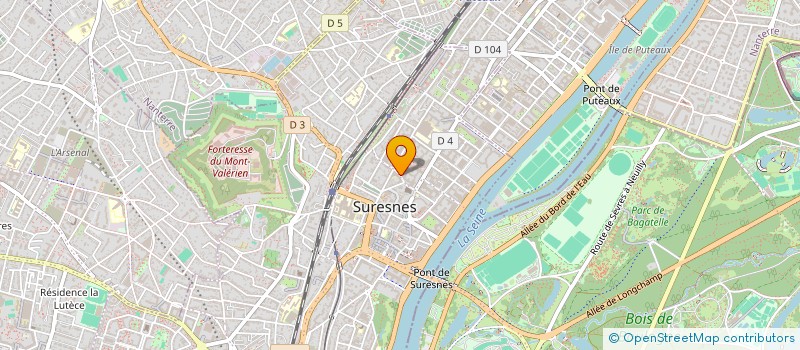 localisation de l'entreprise SPACE MUSIC à SURESNES