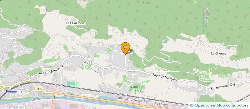 localisation de l'entreprise SPACE PISCINES  AYSE