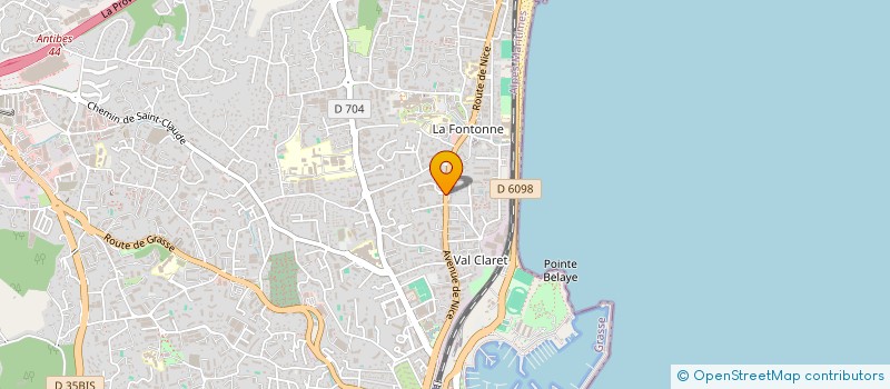 localisation de l'entreprise SPACE PRODUCTION à ANTIBES