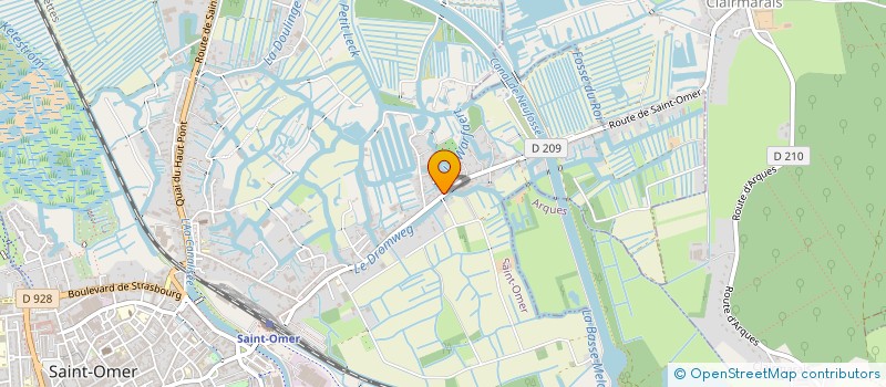 localisation de l'entreprise SPACE QUEST  SAINT-OMER