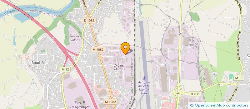 localisation de l'entreprise SPACE UP  ANDREZIEUX-BOUTHEON