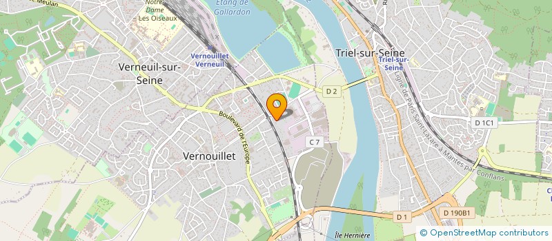 localisation de l'entreprise SPACELOCK  VERNOUILLET