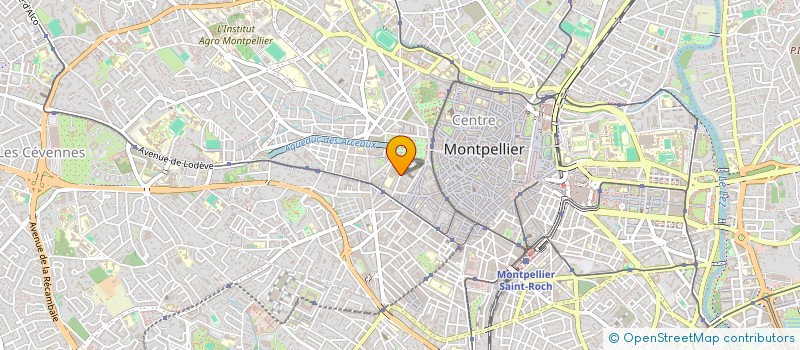 localisation de l'entreprise SPACES ARCHITECTURE URBANISME à MONTPELLIER