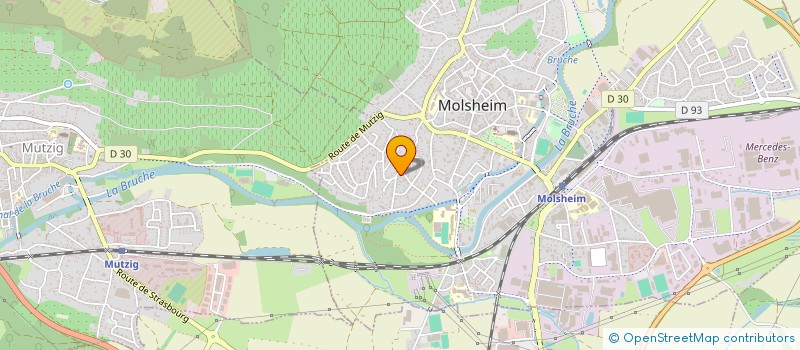 localisation de l'entreprise SPACIAL DYNAMICS FRANCE  MOLSHEIM