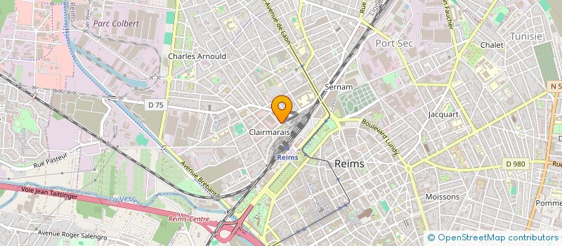 localisation de l'entreprise SPACIEL CHAMPLOR à REIMS