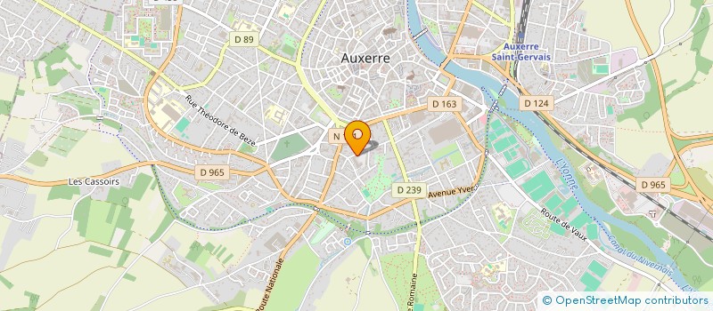 localisation de l'entreprise SPACIMAGE à AUXERRE