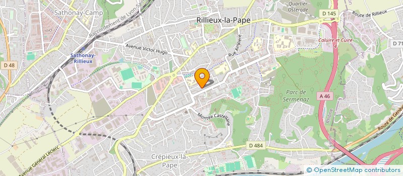 localisation de l'entreprise SPACIN CARDS à RILLIEUX-LA-PAPE
