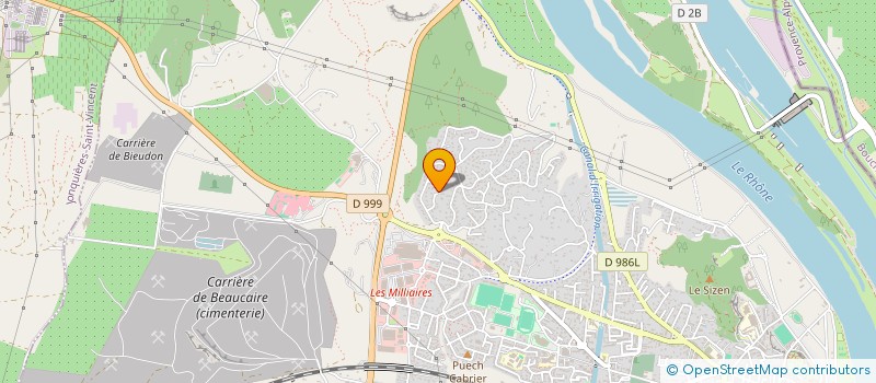 localisation de l'entreprise SPAD  BEAUCAIRE