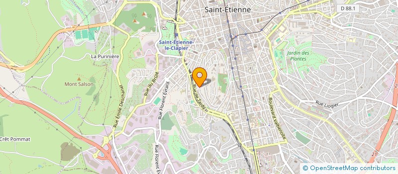localisation de l'entreprise SPAD à SAINT-ETIENNE