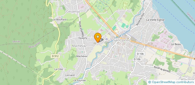 localisation de l'entreprise SPAD  SAINT-JORIOZ