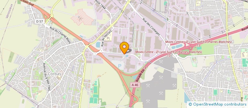 localisation de l'entreprise SPAD 69 à CORBAS