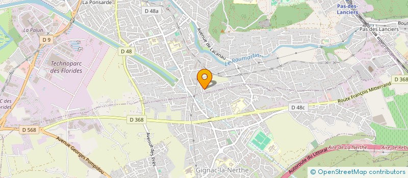localisation de l'entreprise SPADAER  MARIGNANE