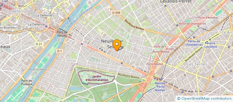 localisation de l'entreprise SPADIS à NEUILLY-SUR-SEINE
