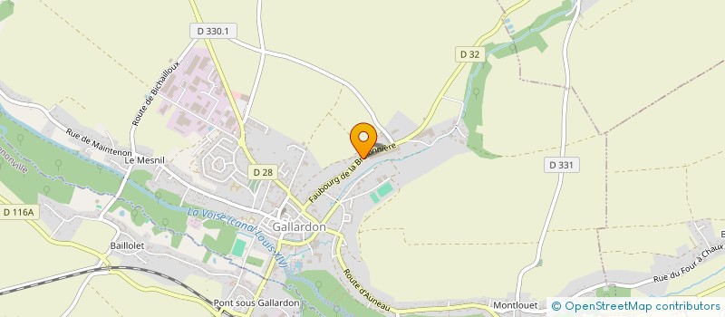 localisation de l'entreprise SPADO LASAILLY à GALLARDON