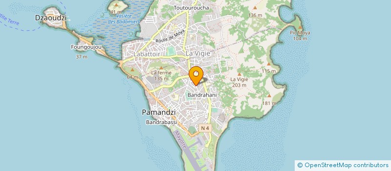 localisation de l'entreprise SPADOM SARL à PAMANDZI