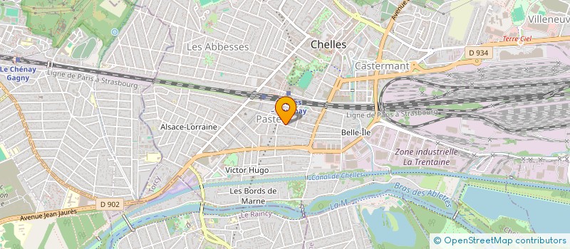 localisation de l'entreprise SPADOTTO  CHELLES