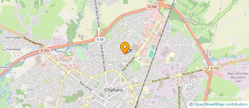 localisation de l'entreprise SPAETY PRO S.A.S. à CHALLANS