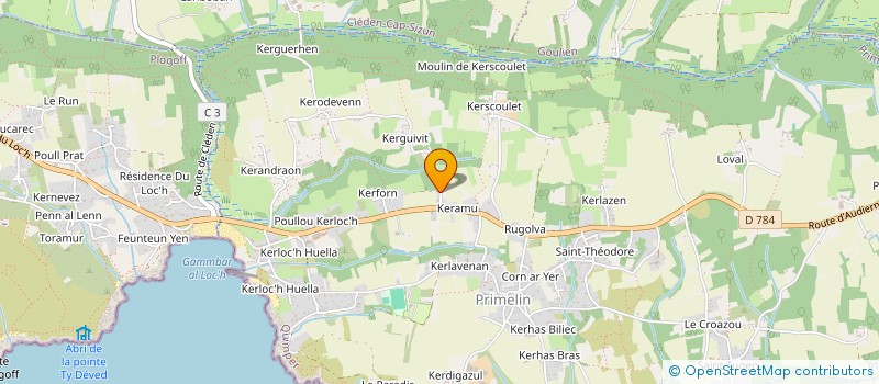 localisation de l'entreprise SPAETZLES & BIGORNEAUX  PRIMELIN