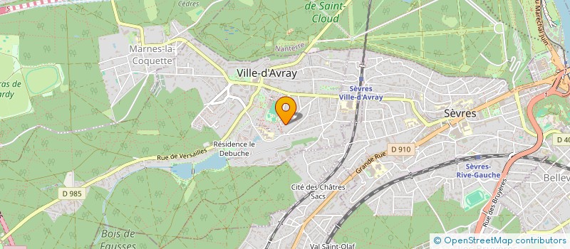 localisation de l'entreprise SPAFA à VILLE-D'AVRAY