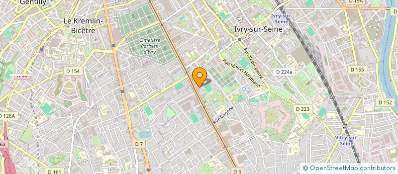 localisation de l'entreprise SPAFIC NET à IVRY-SUR-SEINE