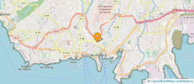 localisation de l'entreprise SPAG à FORT-DE-FRANCE