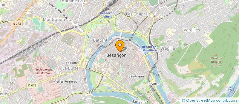 localisation de l'entreprise SPAG HOLDING à BESANCON